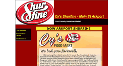 Desktop Screenshot of cysshurfine.com